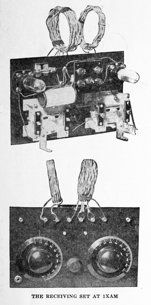 QST March 1925 p. 9, 1XAM Tx, RX